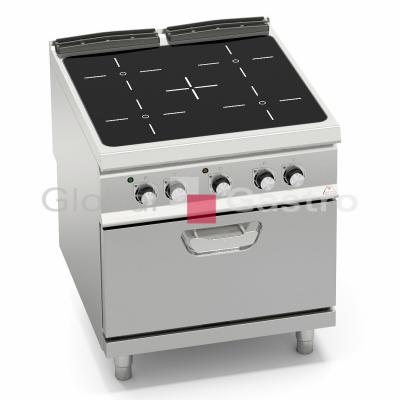 Sklokeramický sporák s troubou SE9P4P/VTR+FE2 | Bertos 117099615K